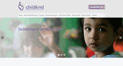 Desktop Screenshot of childkind.org