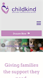 Mobile Screenshot of childkind.org