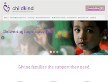 Tablet Screenshot of childkind.org
